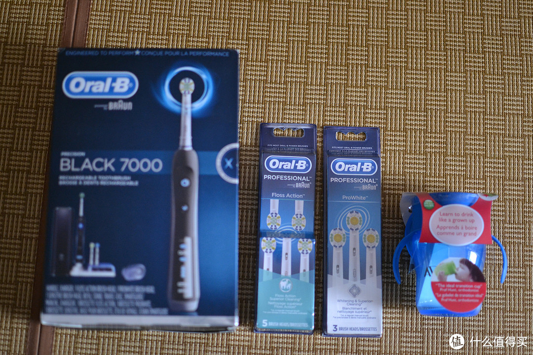 海淘 Waterpik 洁碧 WP-660 冲牙器 & Oral-B 7000 电动牙刷 & 飞利浦学饮杯