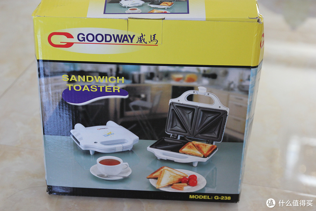 爆棚的幸福感，早餐省时省力不省美味之神器：GOODWAY 威马 G-238 三明治早餐机