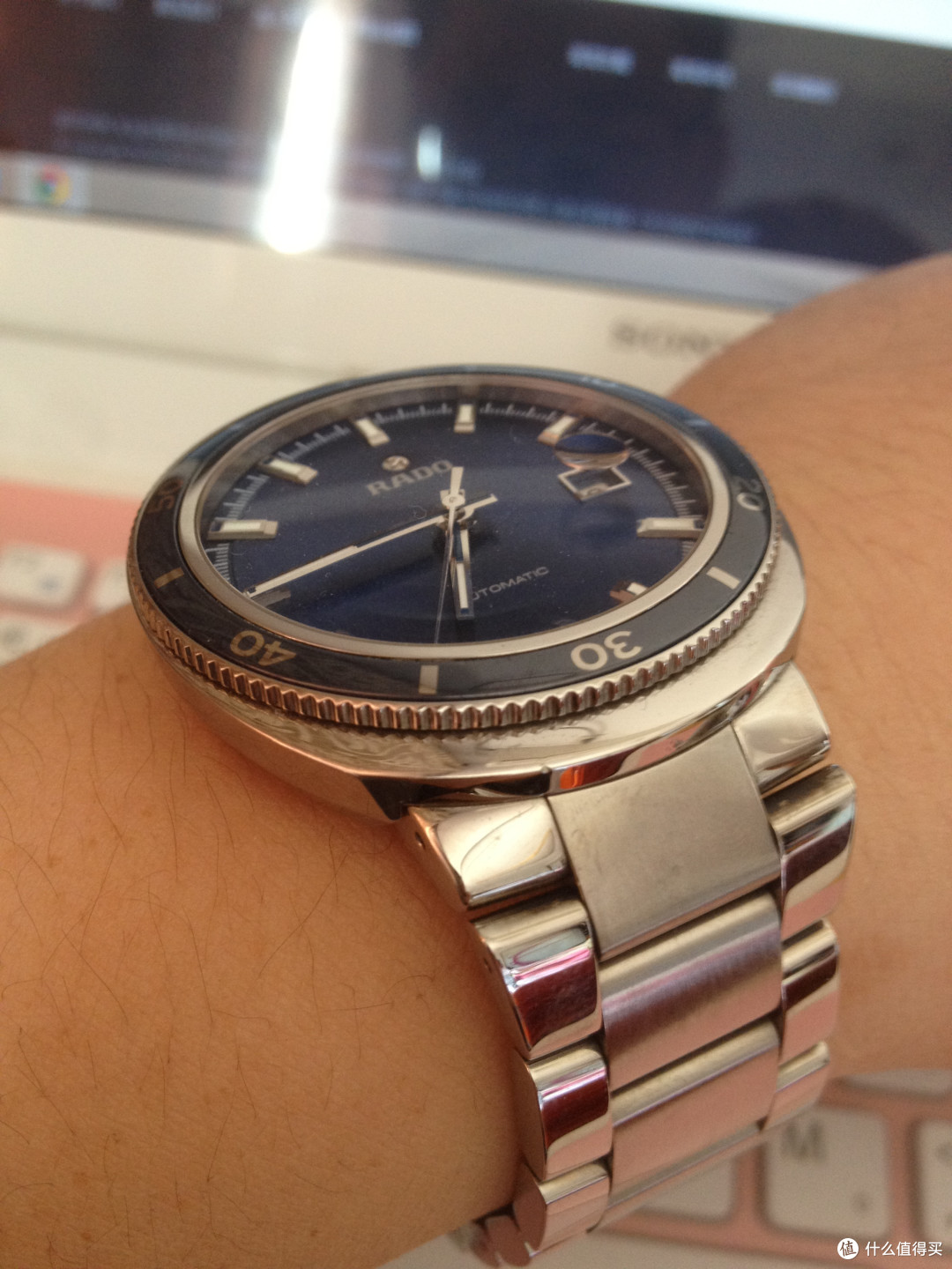 RADO 雷达 D-Star 帝星系列 R15960203 男款机械陶瓷腕表