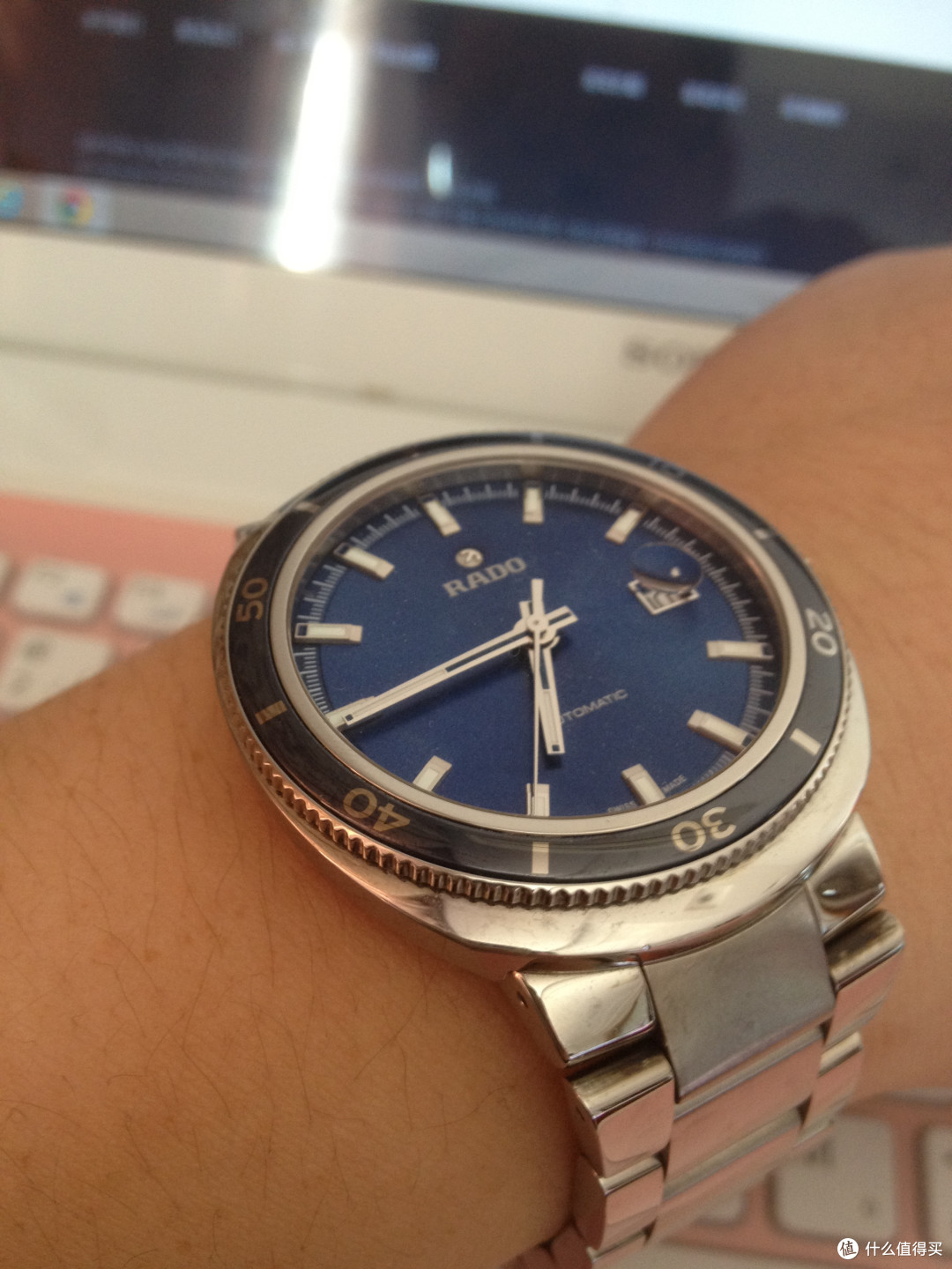 RADO 雷达 D-Star 帝星系列 R15960203 男款机械陶瓷腕表