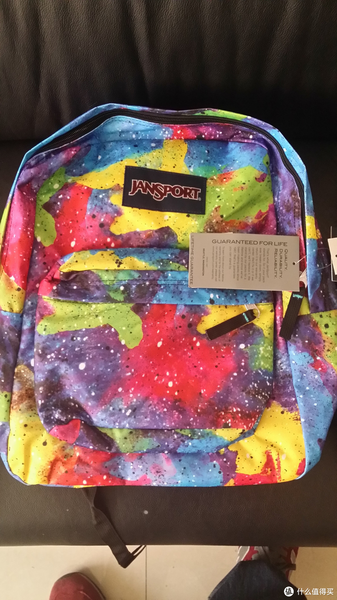 星空，我心中你的样子！jansport T501ZF6  星空版 双肩背包