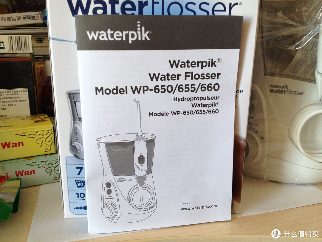 为一嘴的獠牙保驾护航：waterpik 洁碧 Aquarius Professional WP-660 标准型冲牙器