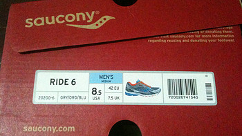索康尼 Ride 6 男款次顶级缓震系跑鞋外观展示(鞋底|网面|鞋跟|鞋垫)