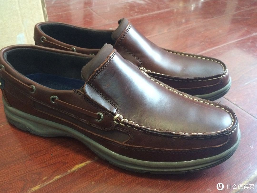 美亚直邮入手 Sebago Blue Fin Slip-On 男款真皮休闲鞋