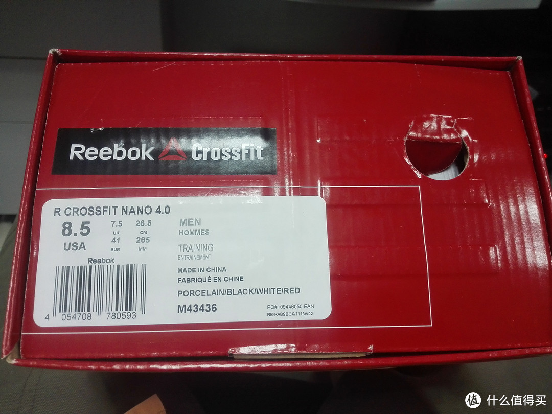 聚划算入手 Reebok 锐步 男子训练鞋 M43436/Crossfit Nano 4.0