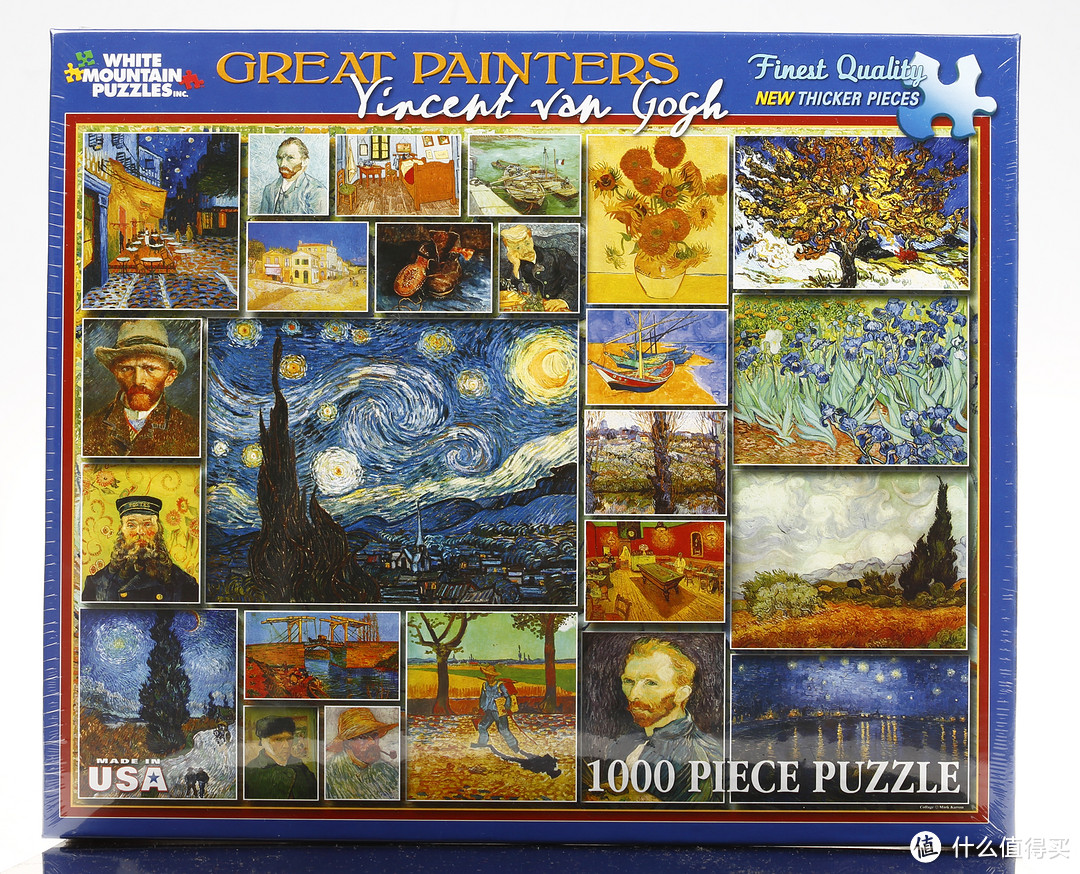 12美元的梵高作品集，美亚直邮 White Mountain Puzzles Van Gogh 1000 片拼图