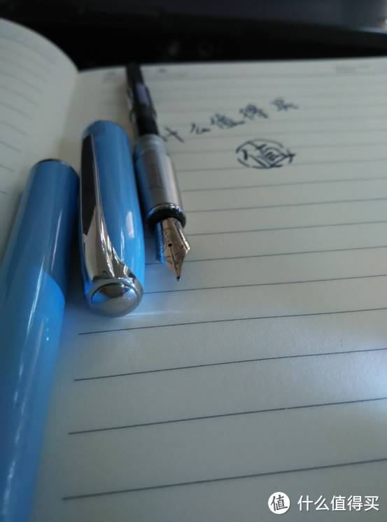笔端里的青春：PICASSO 毕加索 淡蓝色铱金笔 PS-916