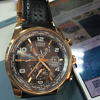 文艺土豪金：CITIZEN 西铁城 Eco-Drive AT9013-03H 男款光动能腕表