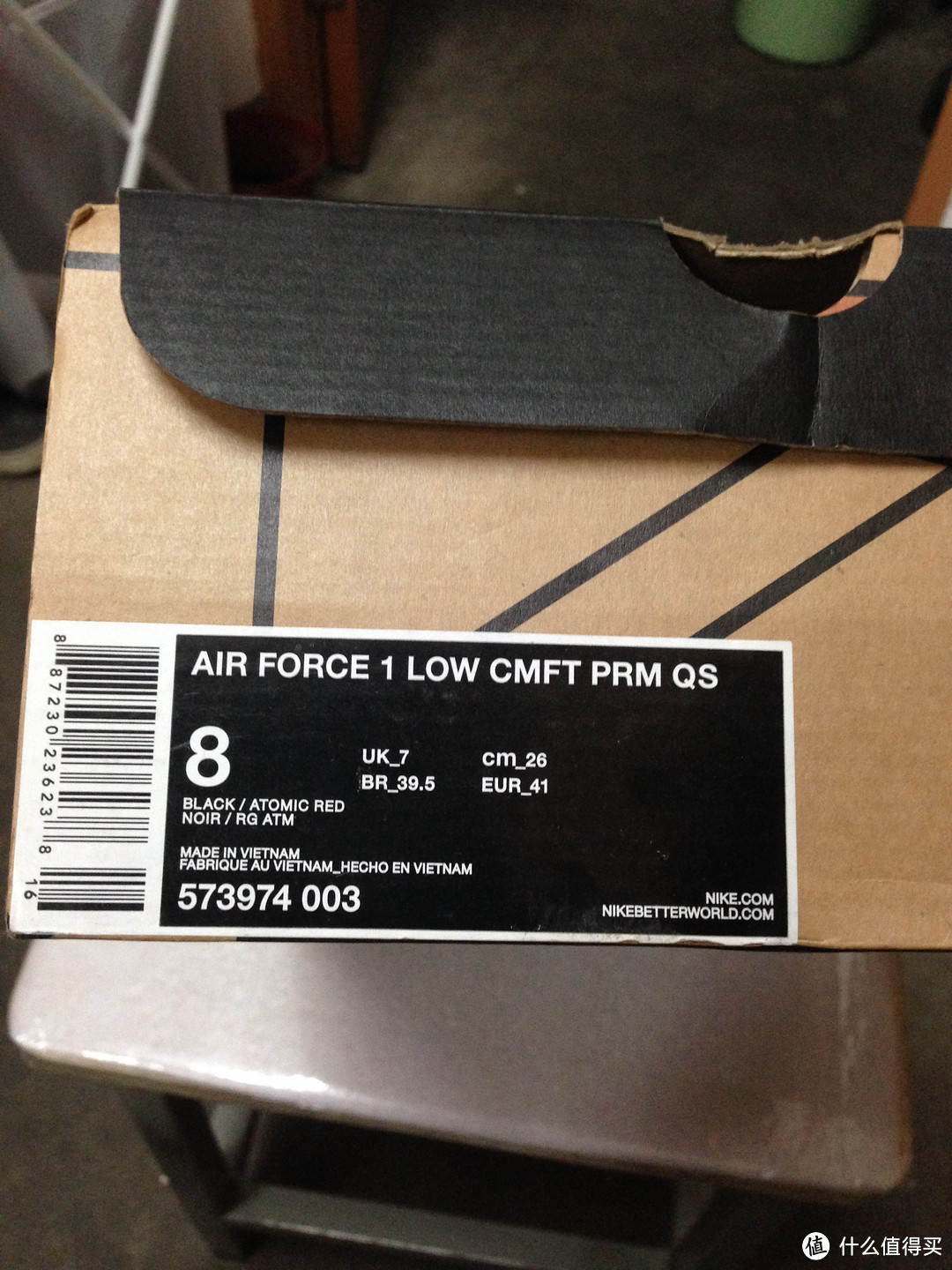 骚得无边无际：NIKE 耐克 AIR FORCE 1 LOW CMFT PRM QS 男款运动鞋