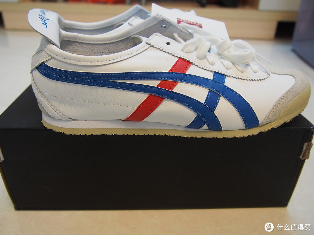 美国版回力，经典蓝白色：Onitsuka Tiger 鬼冢虎 Mexico 66 休闲鞋