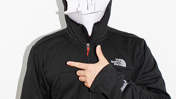 秀出你的朕值脸：The North Face 北脸 Cipher Hybrid Hoodie Jacket 防风软壳