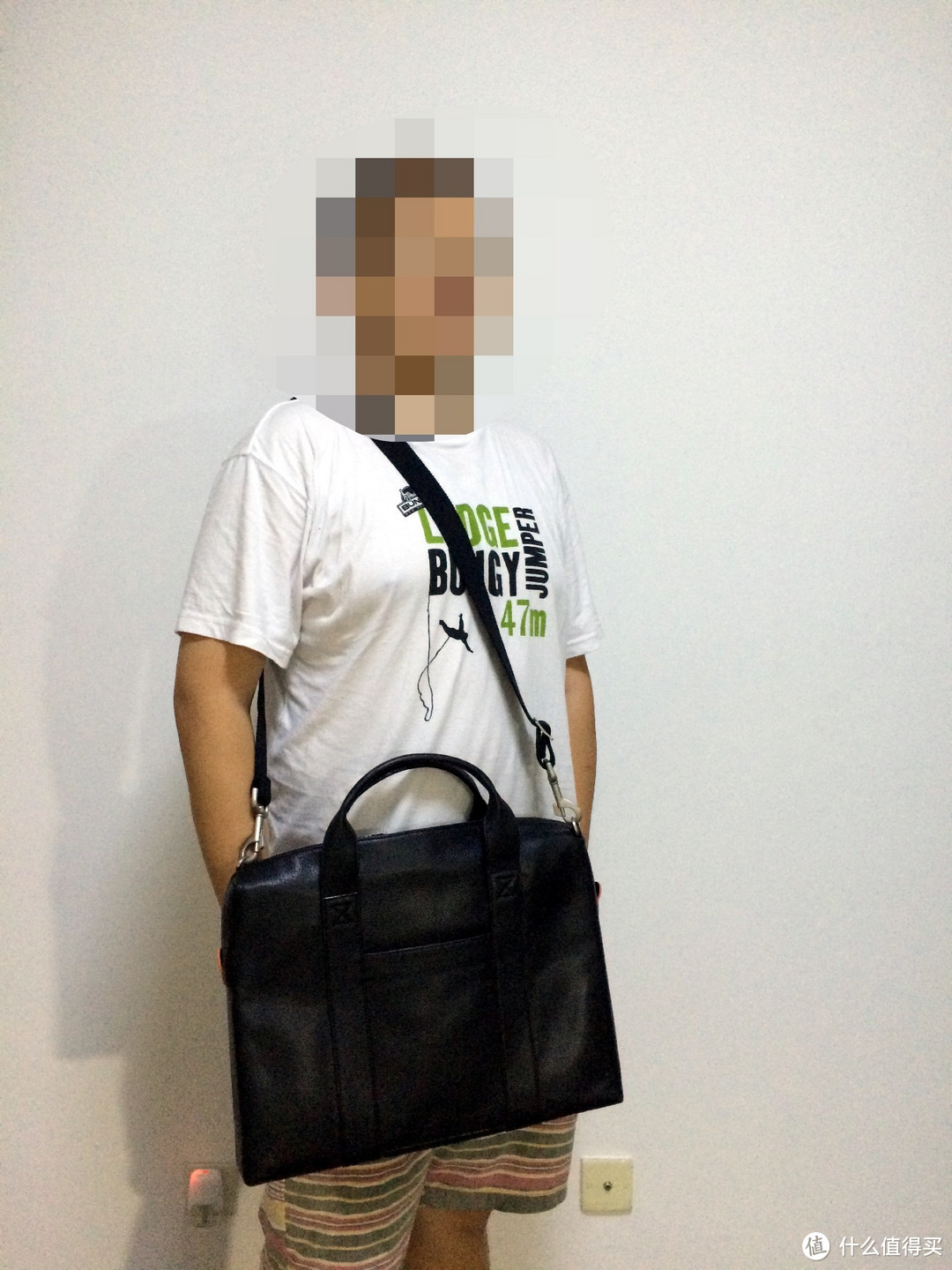 East Dane 七五折购入Jack Spade Mason Leather Davis Briefcase 男款荔枝纹皮公文包