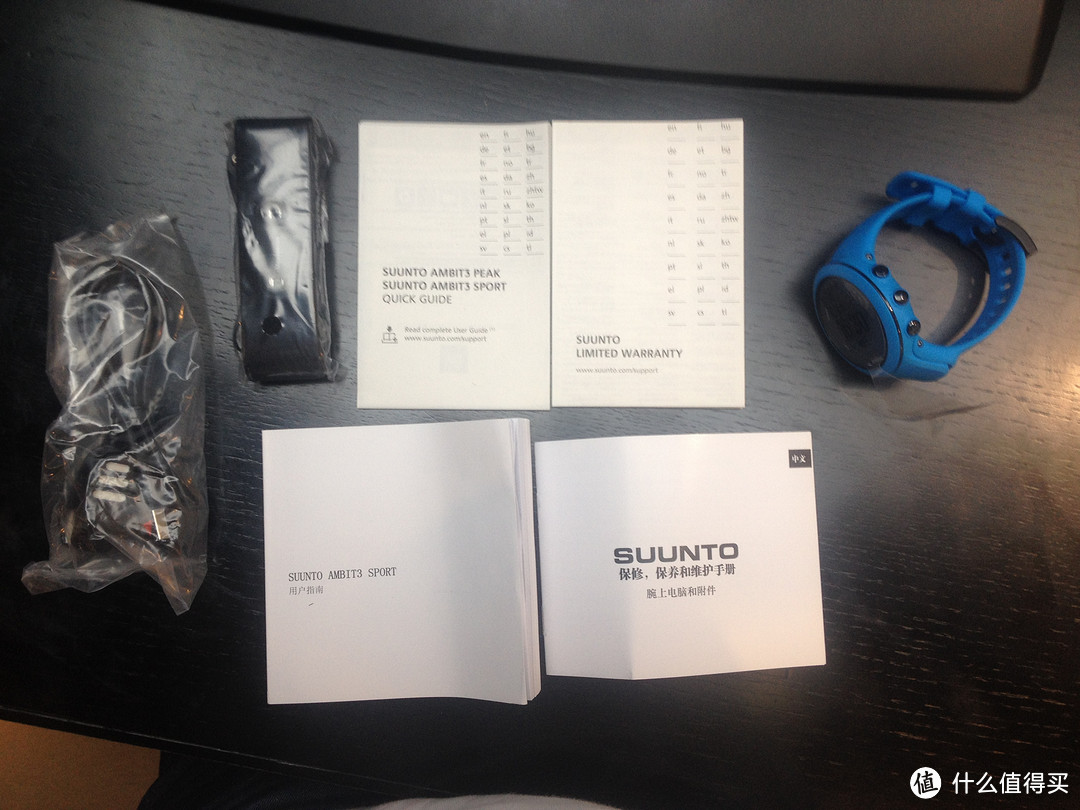 SUUNTO 颂拓 AMBIT3  SPORT  BLUE  HR 拓野3S 运动腕表