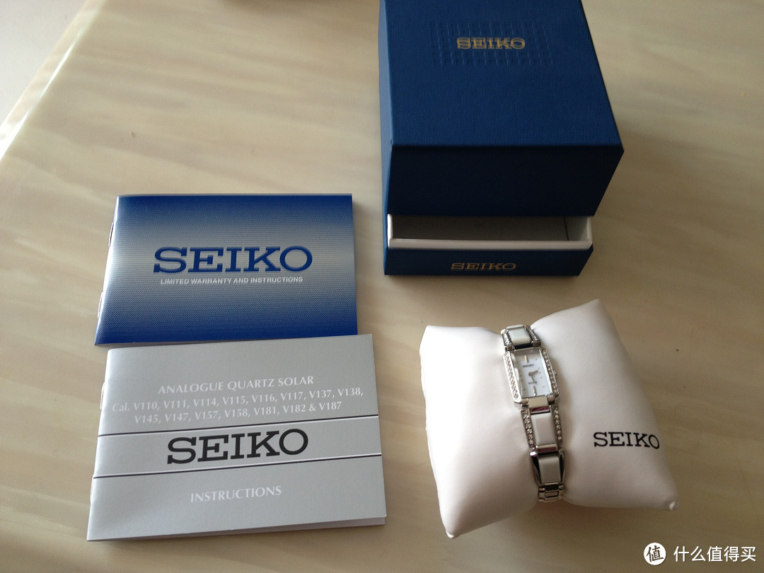 给女王的时装表：Seiko 精工 SUP189P1 女式陶瓷光动能腕表
