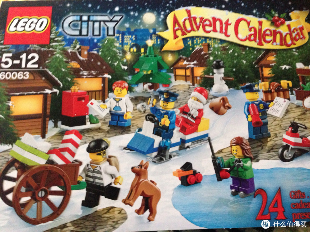 给自己的小镇过个圣诞节吧：LEGO 乐高 圣诞限定 City Advent Calendar 60063
