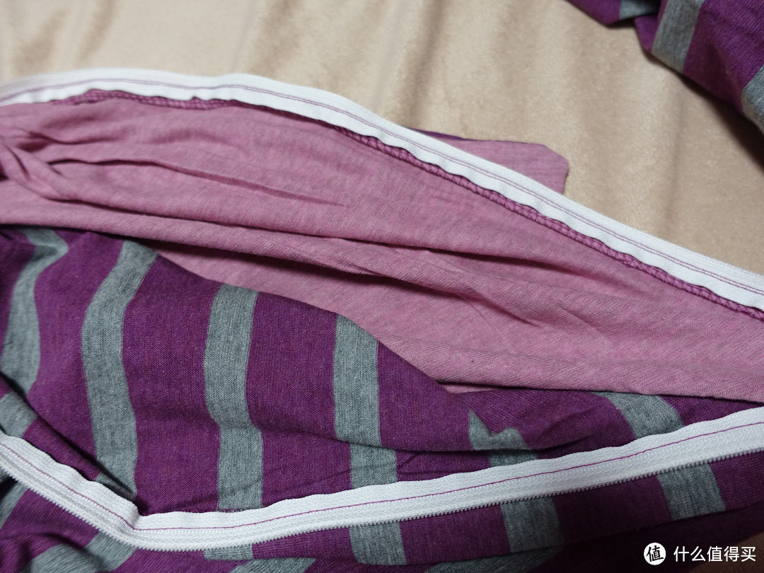 爱裸睡的娃妈带娃评测：DAPU 大朴 1.8米床 针织纯棉条纹四件套