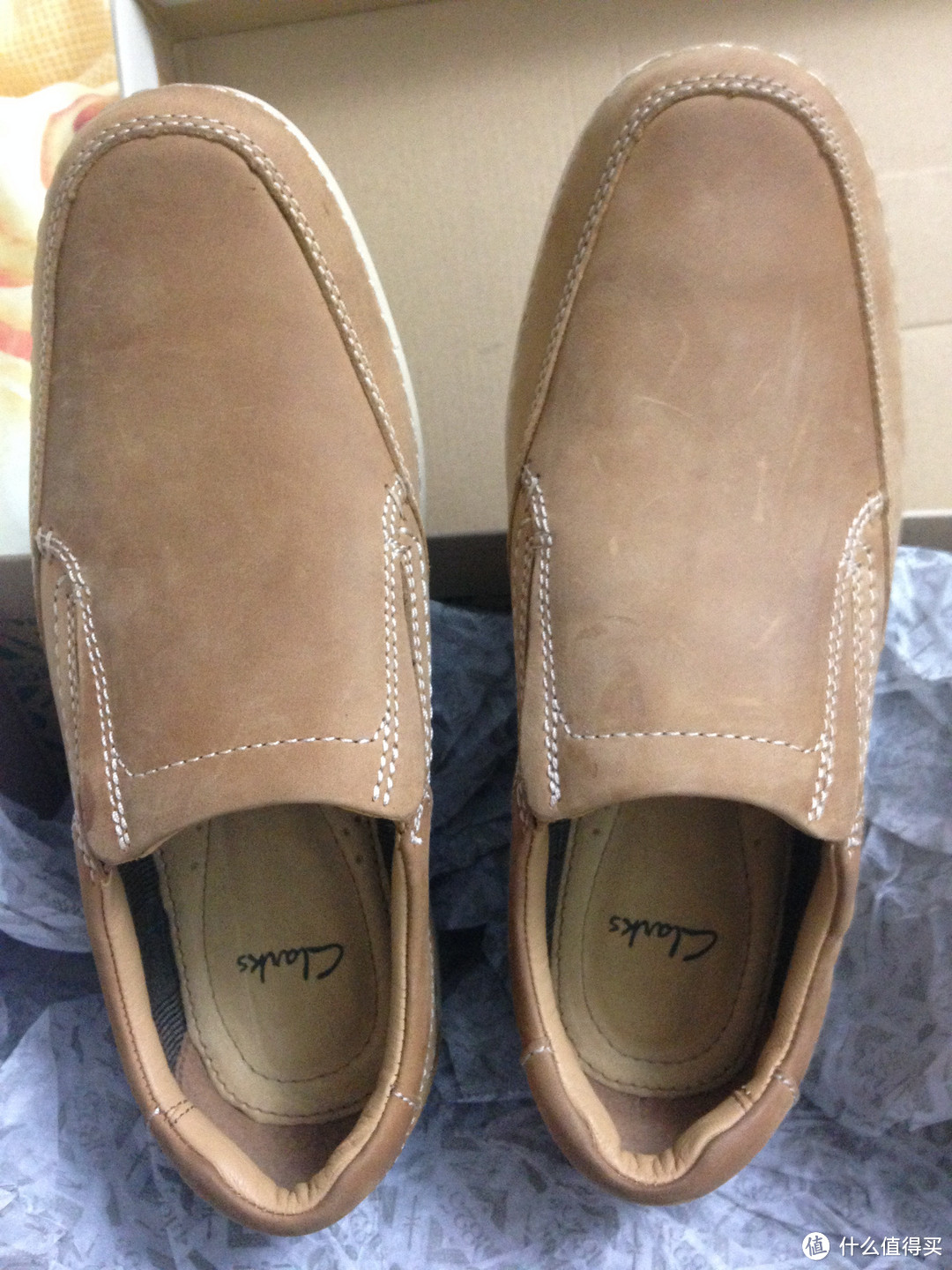 首入悲剧 Clarks 其乐 Shiply Step 男款真皮乐福鞋