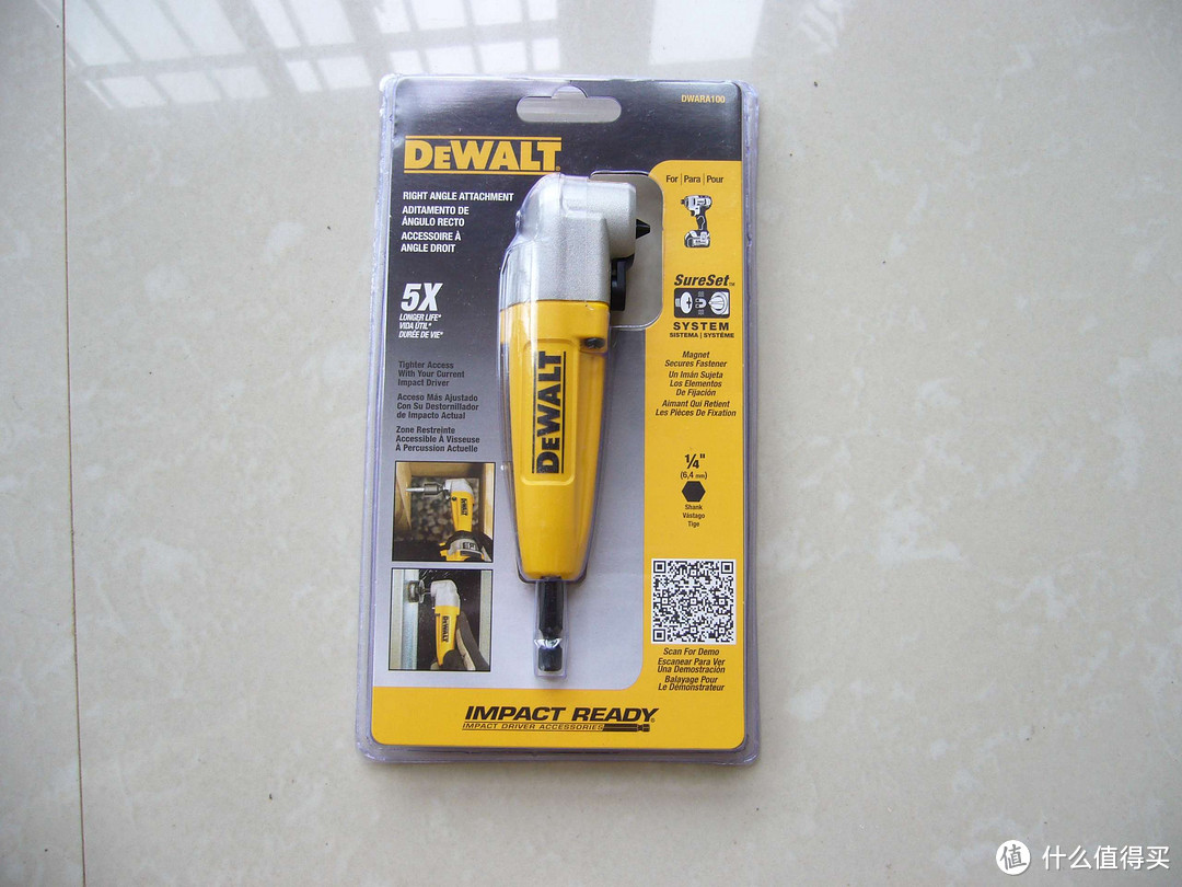 得伟DEWALT DWARA100 直角转换头