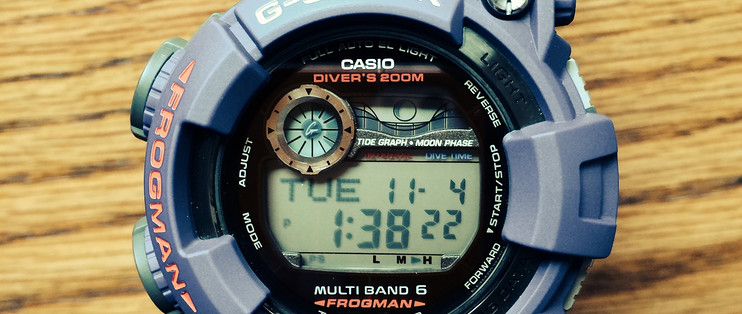玩G-Shock就是要换壳！晒只换壳的蛙人CASIO 卡西欧GWF-1000-1JF_男款