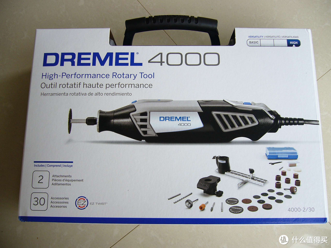 DREMEL 琢美 4000 高速7档精雕电磨