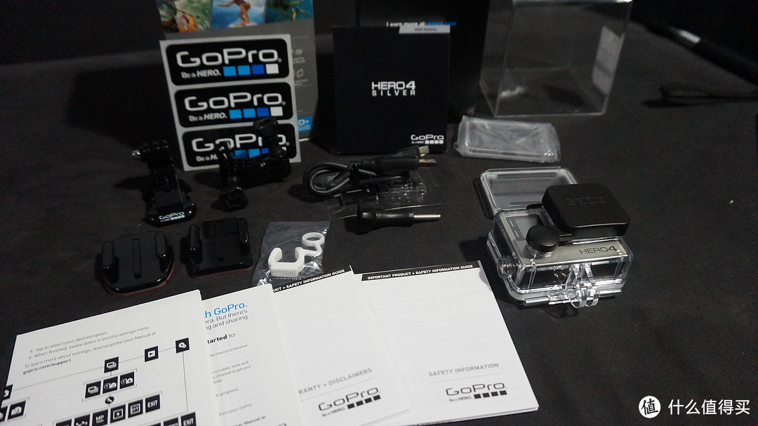 Gopro Hero4 Silver运动摄像机开箱 Gopro Hero4配件选购 什么值得买