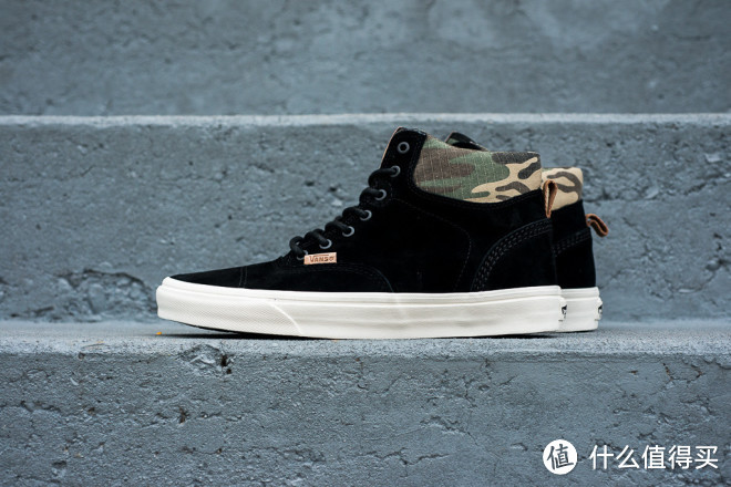 绿野情怀+加强保暖：VANS 范斯 Era Hi Ca 新配色 “Black/Camo” 上市