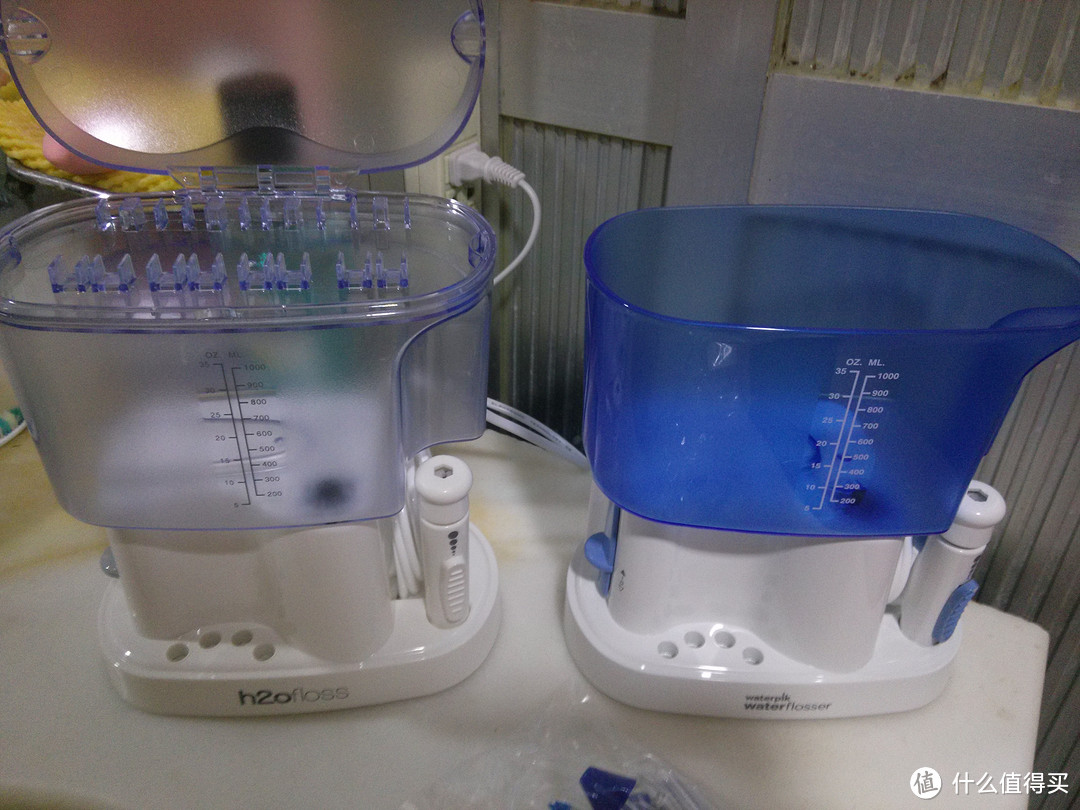 h2ofloss 惠齿 hf-7 冲牙器 & Waterpik 洁碧 WP-70EC 水牙线 使用体验与简单对比