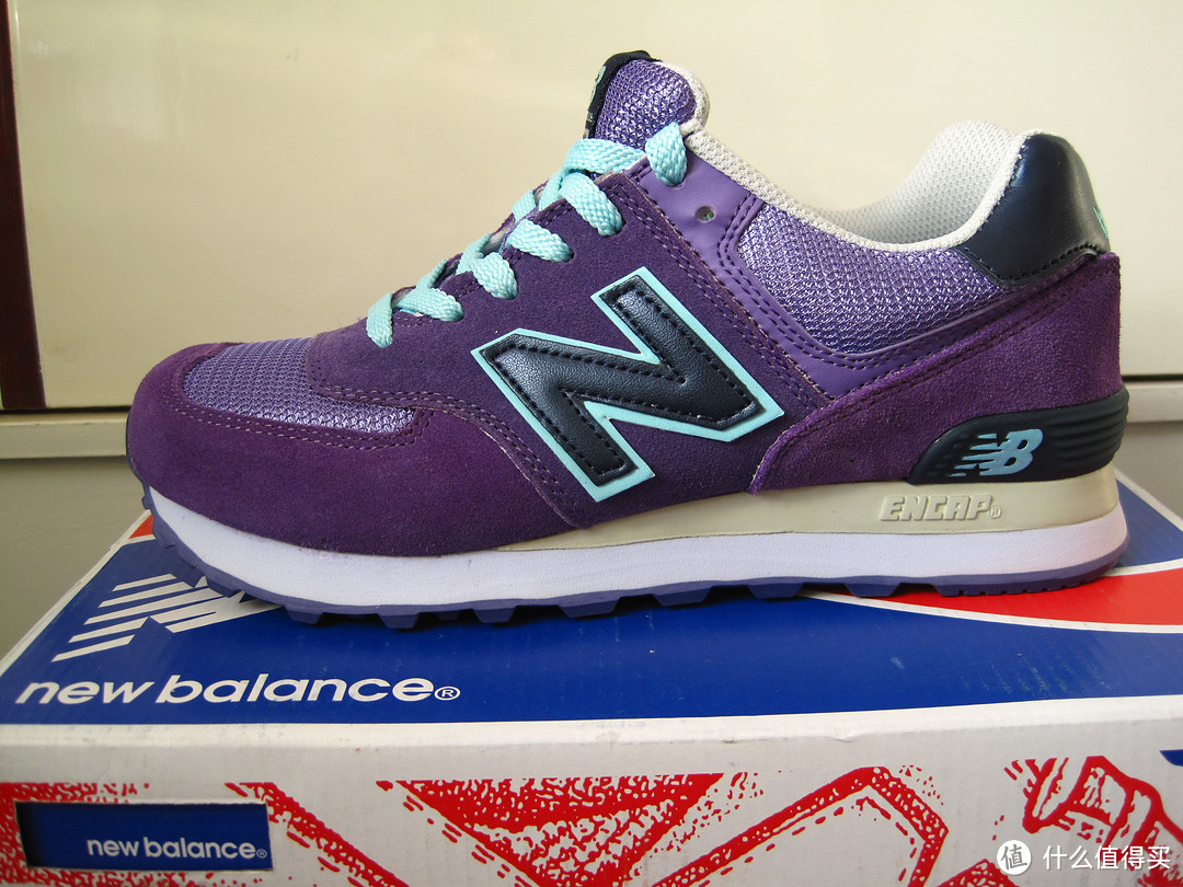 稀有紫：New Balance 新百伦 WL574 PNT 休闲运动鞋