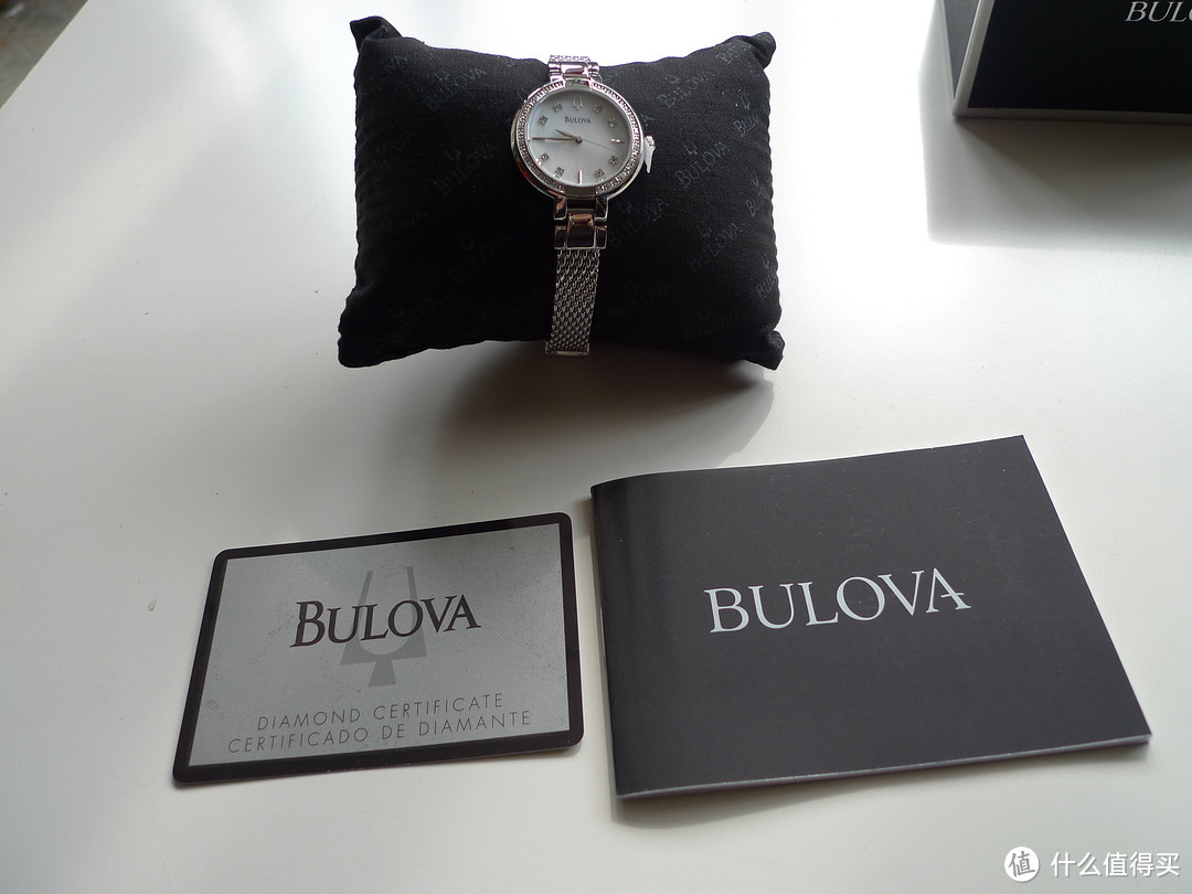 你有柔情似水我有坚强如钢：BULOVA 宝路华 96R177 女款镶钻时装腕表