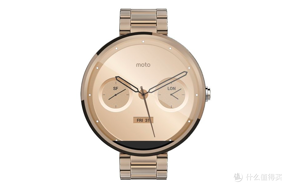 blingbling更帅气：Moto 360 智能手表 金属表带款 官网开售