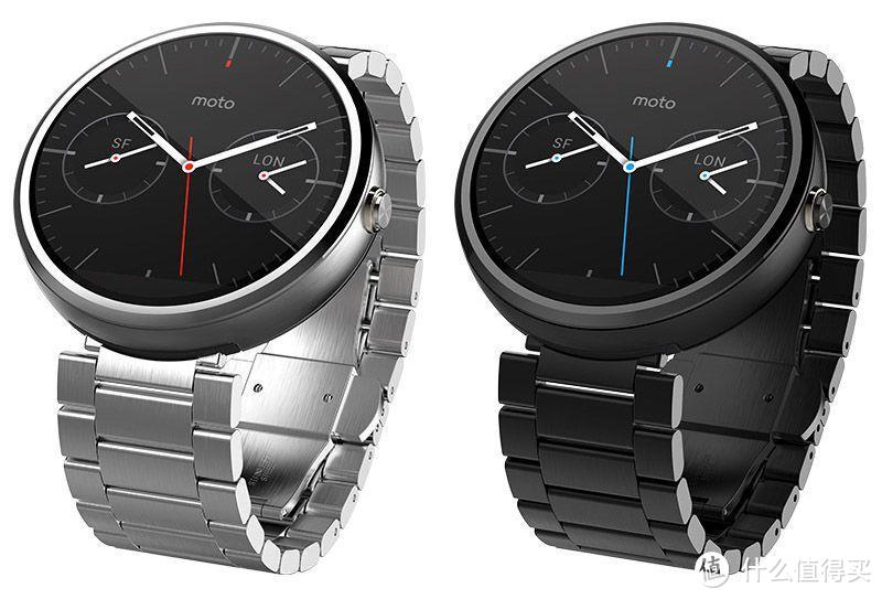 blingbling更帅气：Moto 360 智能手表 金属表带款 官网开售