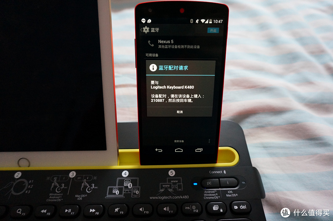 三部机器和一个键盘的故事：Logitech 罗技 K480 蓝牙键盘 到手体验