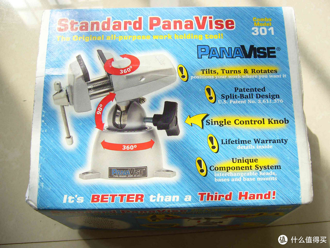 PanaVise 301 Standard PanaVise 桌面台钳活动组件