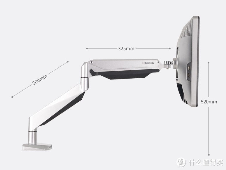 调节方便质量靠谱：Loctek乐歌D7显示器支架测评