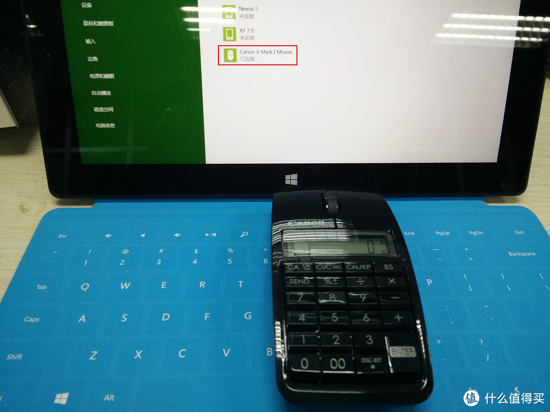 你以为我是鼠标？其实我是计算器：Canon 佳能 X Mark IM 第一代 无线蓝牙鼠标计算器