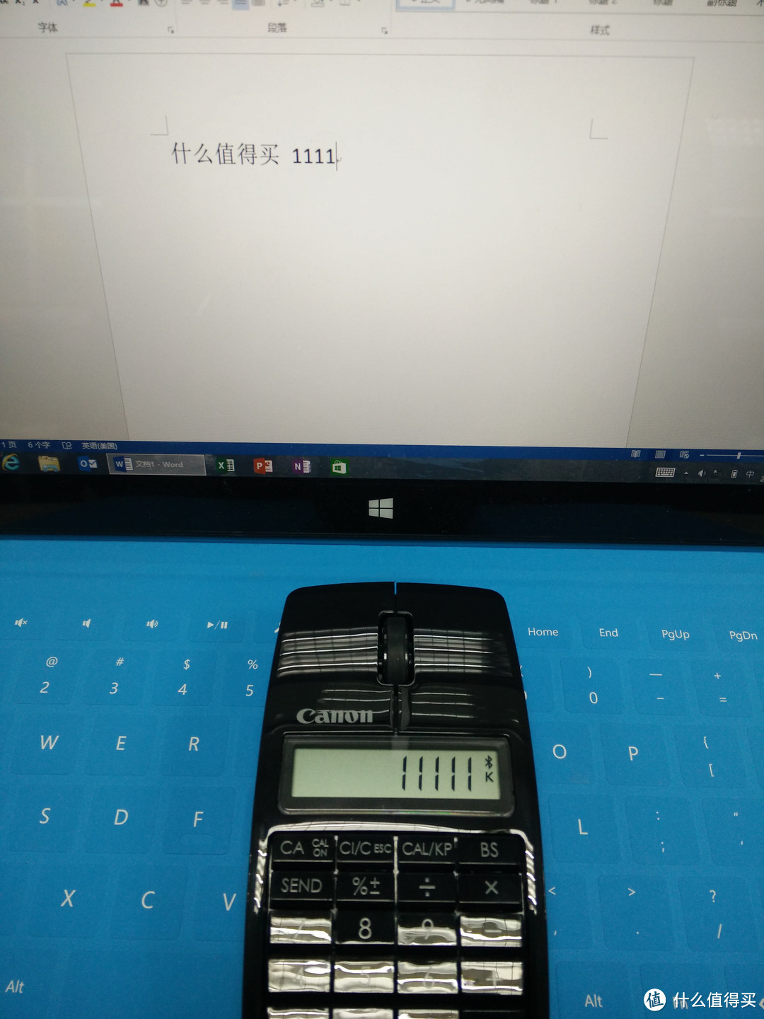 你以为我是鼠标？其实我是计算器：Canon 佳能 X Mark IM 第一代 无线蓝牙鼠标计算器