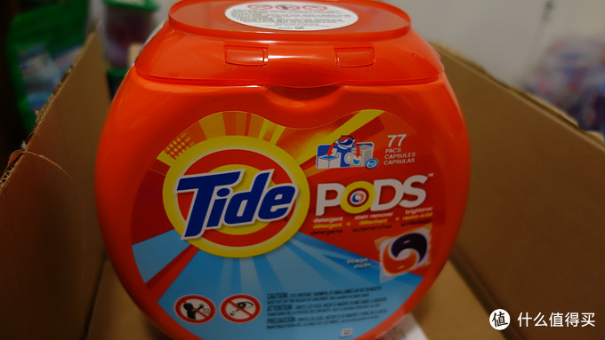 Tide 汰渍 Pods Detergent Ocean Mist 77 Count 三色洗衣球