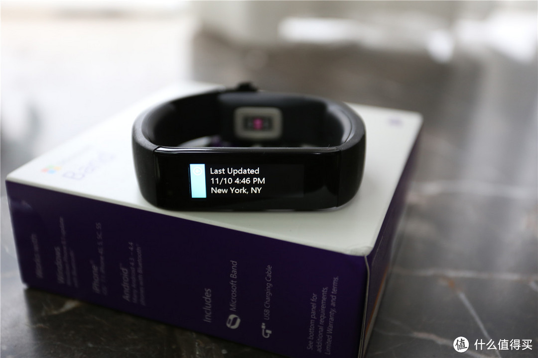 三平台通吃，GPS+心率的运动利器：Microsoft 微软 band 智能手环 开箱体验