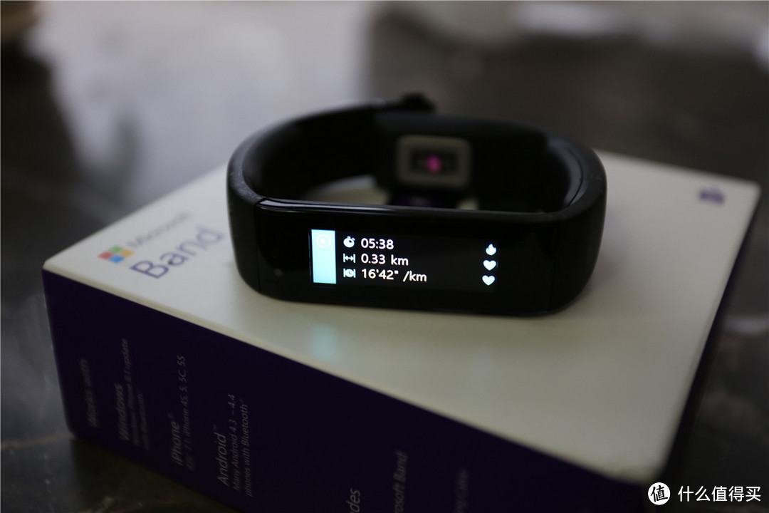 三平台通吃，GPS+心率的运动利器：Microsoft 微软 band 智能手环 开箱体验