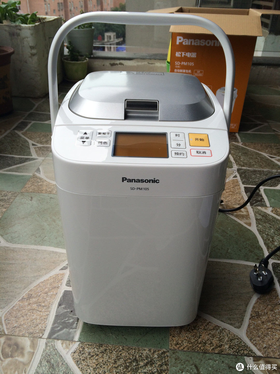 这货不是洗衣机：Panasonic 松下 SD-PM105 面包机