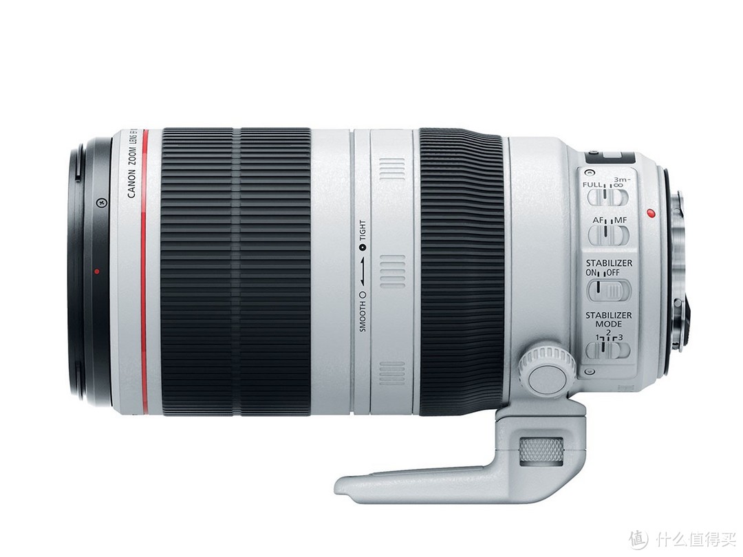 改为旋转变焦环：Canon 佳能 发布“大白兔”EF 100-400mm 4.5-5.6L IS II USM远摄变焦镜头