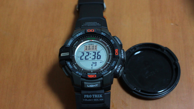 amazon第一次:casio 卡西欧 protrekprg-270-1男款登山表