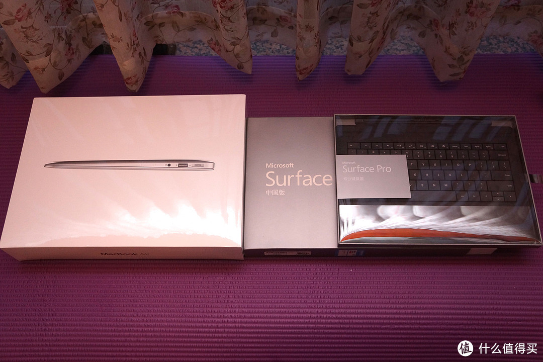 Microsoft/ 微软 Surface Pro 3 平板 & MacBook Air 13寸 双丐中丐开箱简评