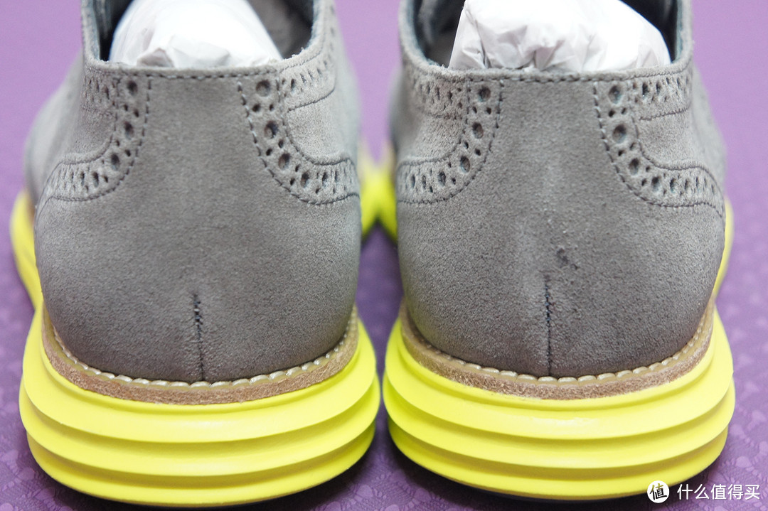 可汗复古雕花男鞋 Cole Haan 可汗 Men's Lunargrand Wing Tip Oxford 牛津鞋