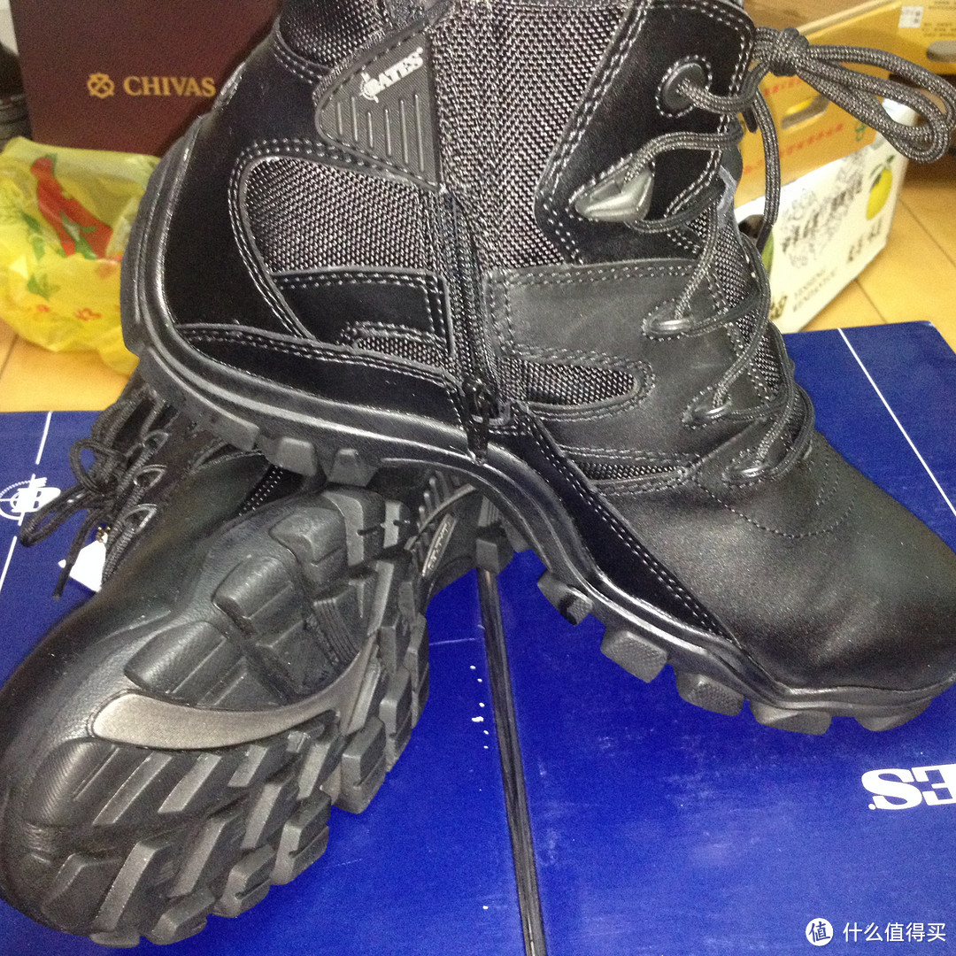 迷上军靴 果断海淘：Bates Enforcer 5 Inch SZ Leather Nylon SEMC Uniform CQB 美军5寸军靴