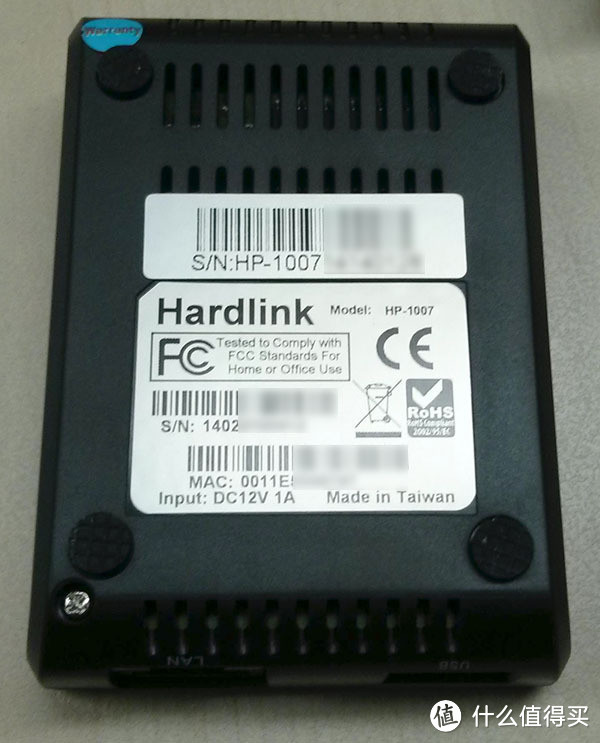 把你的打印机共享出来：Hardlink 固网 打印服务器HP-1007