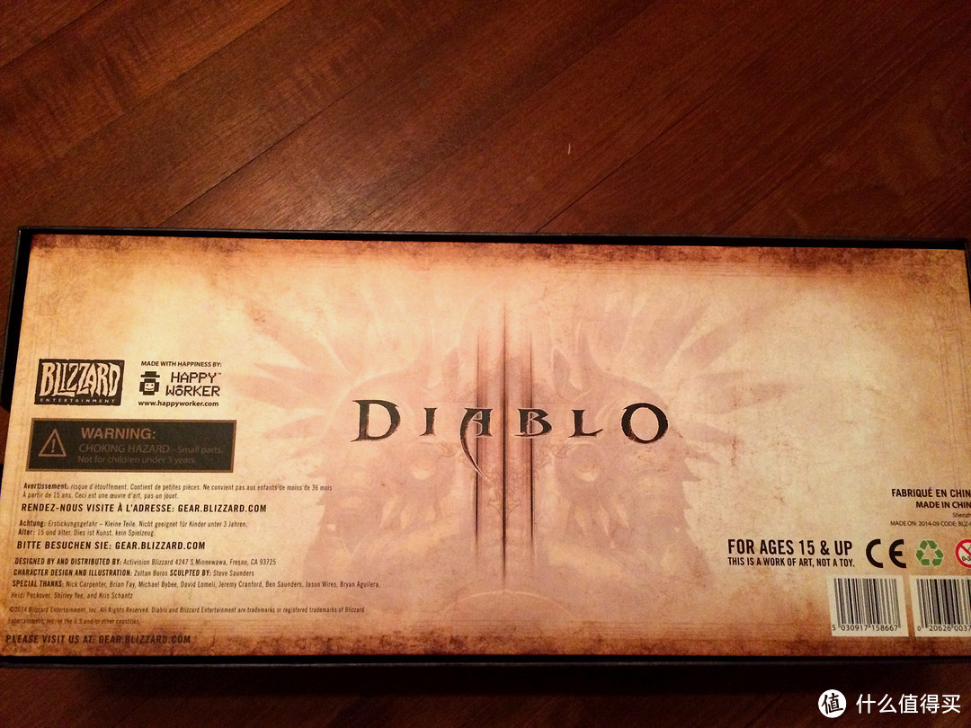 脑残粉晒真爱：2014暴雪嘉年华限定周边 — Diablo3主题国际象棋开箱