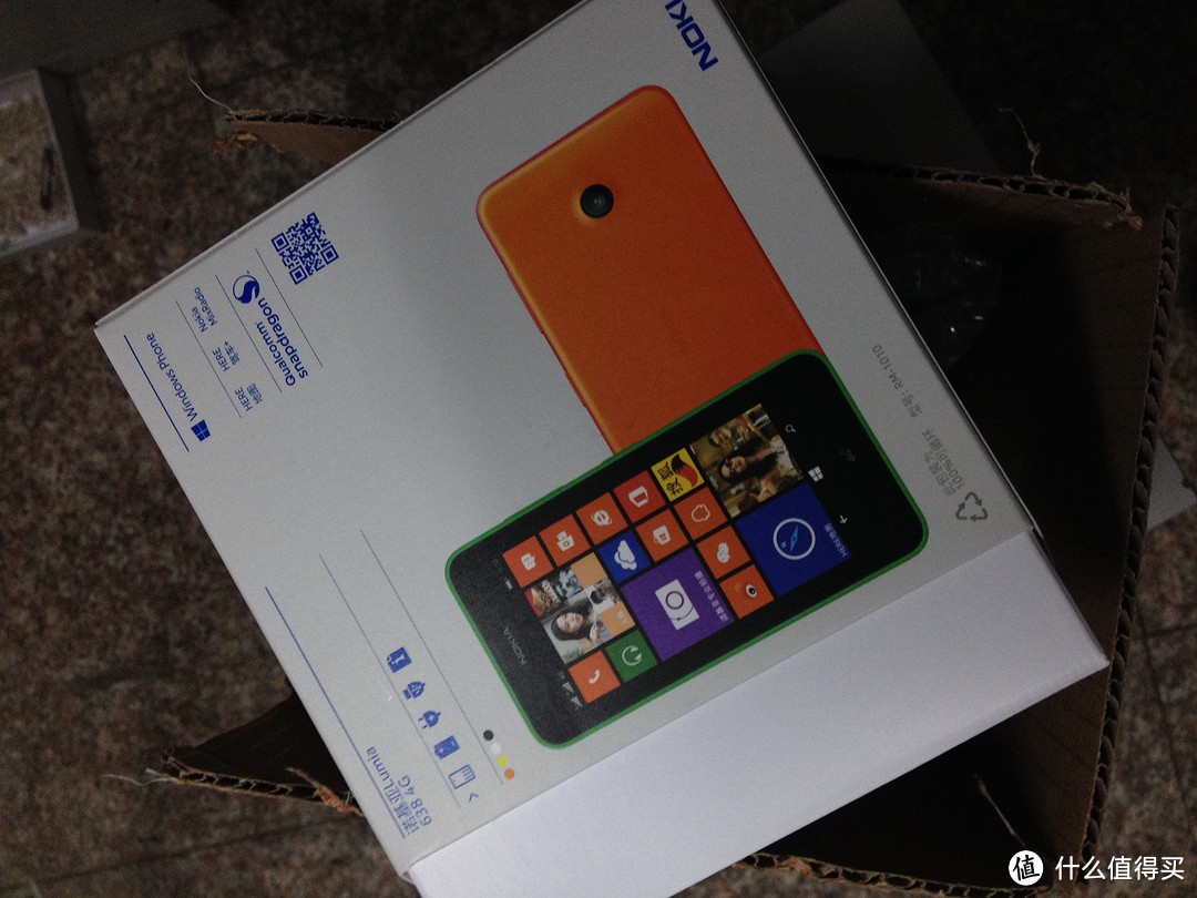 WP8.1微体验：Nokia 诺基亚 Lumia 638 4G手机