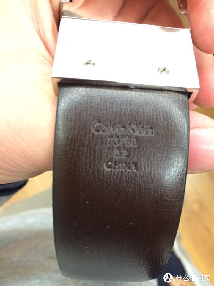 tanga购入 Calvin Klein CK Leather Reversible Belt 男款皮带