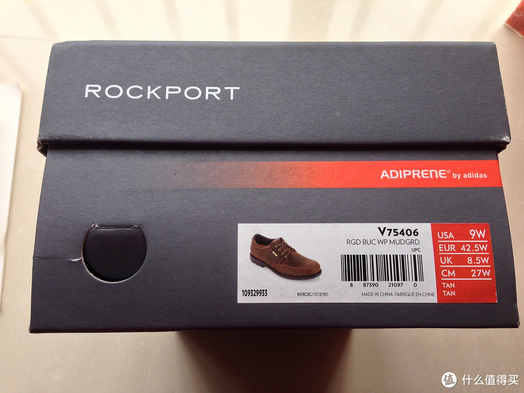 海淘ROCKPORT 乐步 Rugged Bucks Mudguard 男款防水休闲鞋